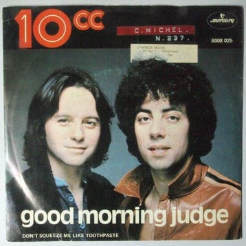 10CC - Good morning judge - Single, Verzenden, Nieuw in verpakking