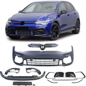 Voorbumper en Grill met LED Volkswagen Golf 8 19- R Line, Ophalen of Verzenden, Nieuw