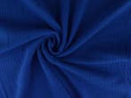 Mousseline stof – Donkerblauw, Blauw, 120 cm of meer, Ophalen of Verzenden, Katoen