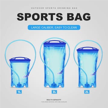Opvouwbare Siliconen Waterfles 500ml met Rietje - BPA-vrij v, Verzenden, Nieuw