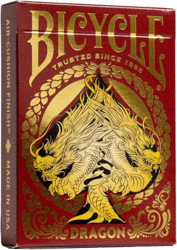 Bicycle Pokerkaarten - Dragon Red | Bicycle - Spelonderdelen, Verzenden, Nieuw