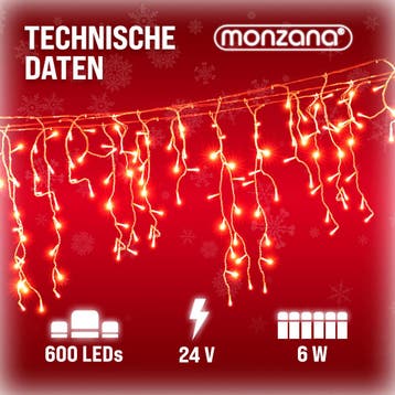 Kerstverlichting LED Lichtsnoer Kerst Warmwit 20m, Diversen, Kerst, Verzenden, Nieuw
