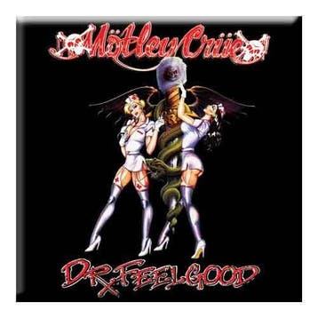 Mötley Crüe Dr Feelgood Nurses Magneet officiële merchandise, Verzamelen, Muziek, Artiesten en Beroemdheden, Ophalen of Verzenden