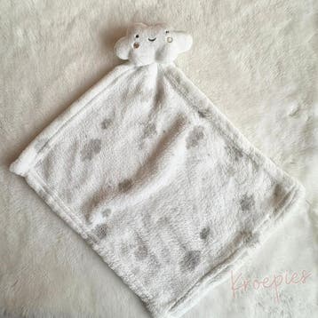 PRIMARK knuffeldoekje wolk wolkjes patroon, Verzenden, Nieuw
