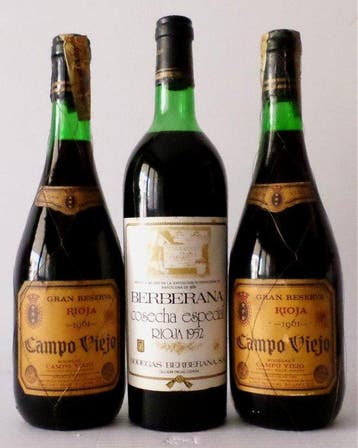 1952 Bodegas Berberana, Cosecha Especial & 1961 Campo Viejo, Nieuw