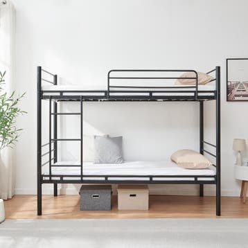 Stapelbed Bevapis 200x90 cm met ladder en uitvalbeveiliging, Verzenden, Nieuw