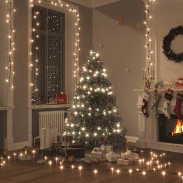 vidaXL Lichtsnoer met 400 LEDs met 8 lichteffecten 40 m, Verzenden, Nieuw