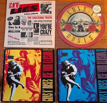 Guns N Roses - Gunsn Roses 4 lp lot - - Diverse titels -, Nieuw in verpakking