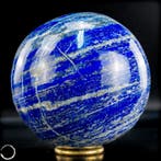 Natuurlijk koninklijk blauw lapis lazuli en pyriet Bol-