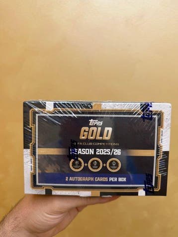 Topps - 1 Box - Topps Gold UCC Season 2025/26 UEFA, Nieuw