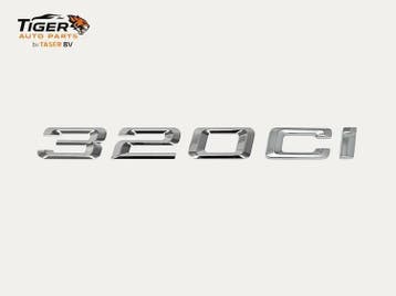 BMW E36 320Ci Embleem Kofferklep Chroom, Nieuw, Achter, BMW, Achterklep