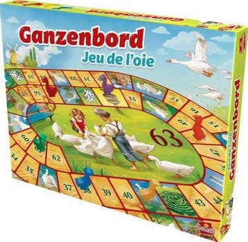 Ganzenbord - Bordspel | Goliath - Gezelschapsspellen, Hobby en Vrije tijd, Verzenden, Nieuw
