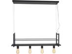 Hanglamp Buckley met Rek - 100 cm - 4 Lichtpunten - E27 - In, Verzenden, Nieuw