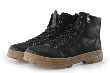Rieker Snowboots in maat 41 Zwart, Verzenden, Zwart, Snowboots, Zo goed als nieuw
