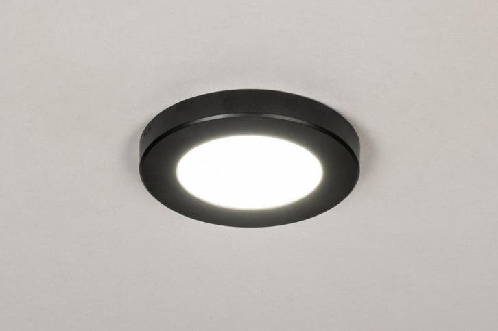 Rietveld Spots - Zwart - Kunststof, Huis en Inrichting, Lampen | Hanglampen, Verzenden