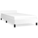 Bed Wit 100x200 | Tweedekansje | OP=OP, 100 cm, Eenpersoons, Wit, Nieuw