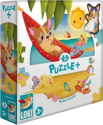 Loki at the Beach Puzzel (12 stukjes) | Loki - Puzzels, Verzenden, Nieuw