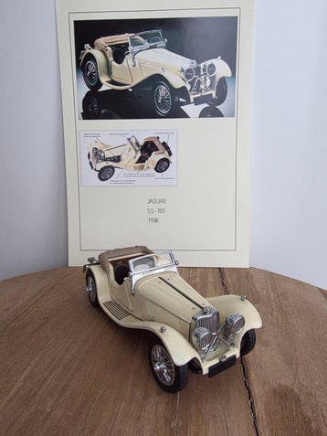 Franklin Mint Precision Models - 1:24 - 1938 Jaguar SS-100, Nieuw