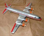 Daiya - Speelgoed vliegtuig DC-6 American Airlines -