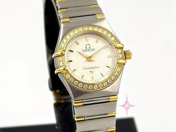 Omega - Constellation Manhattan Lady’s Diamonds Bezel -, Nieuw