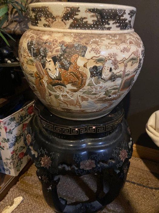 Vaas - Keramiek - Japan - Meiji periode (1868-1912) - VASO, Antiek en Kunst, Antiek | Overige Antiek