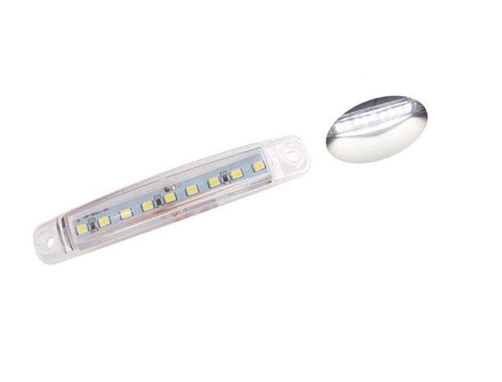 LED zijmarkering 9 led wit, Auto diversen, Auto-accessoires, Verzenden