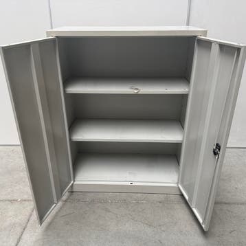 Overtoom stalen 2-deurskast - 120x92x42 cm, Ophalen of Verzenden, Nieuw