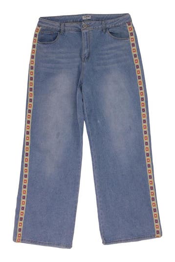 Fluresk Broek in maat 44 Blauw, Fluresk, Verzenden, Gedragen, Blauw