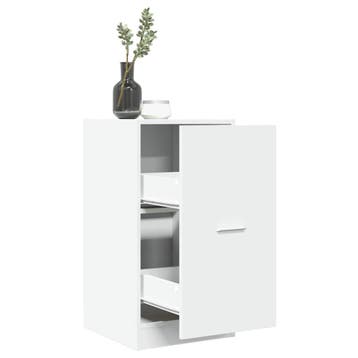 vidaXL Apothekerskast 40x41x77,5 cm bewerkt hout wit, Verzenden, Nieuw