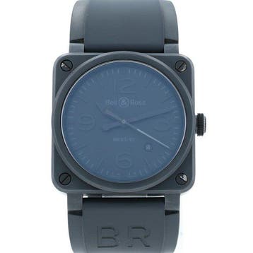 Bell & Ross - BR03-92 Black Matte - BR03-92-CBL - Heren -, Nieuw