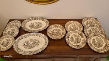 S.C. RICHARD - Tafelservies (12) - Keramiek, Porselein -