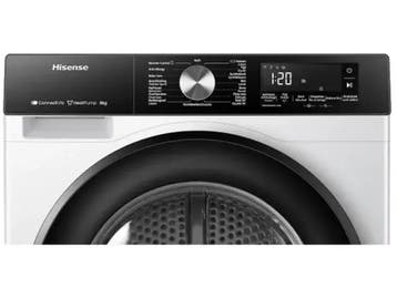 Hisense DH3S802BW2 - Warmtepompdroger - 8 kg - ConnectLife, Witgoed en Apparatuur, Wasdrogers, Verzenden, Zo goed als nieuw