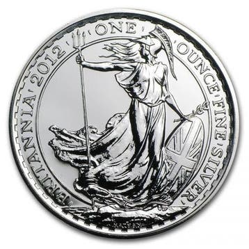 Britannia 1 oz 2012, Verzenden, Overige landen, Losse munt, Zilver