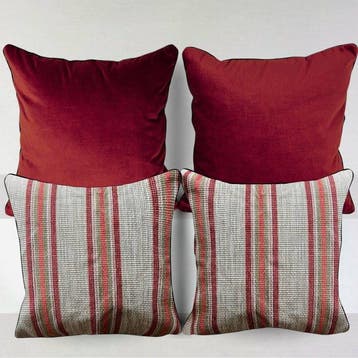 COLEFAX AND FOWLER -New set- Two cushions in a set of four -