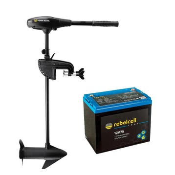 Minn Kota Endura Max 55 LBS Set Inclusief Rebelcell 12V75 Ed, Ophalen of Verzenden, Nieuw