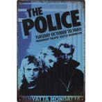 Wandbord Concert Bord - The Police Washingthon 1980, Ophalen of Verzenden, Nieuw, Poster, Artwork of Schilderij