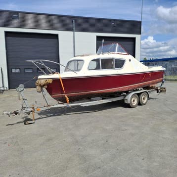 Kajuitboot met Yamaha 9,9pk en boottrailer, Fairline, 630, Nieuw