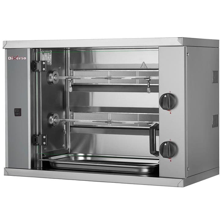 Diverso by Diamond Kippengrill Small | Gas | 2 Spitten | 6 K, Zakelijke goederen, Horeca | Keukenapparatuur, Nieuw in verpakking