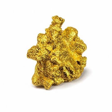Goud Goud nugget - Hoogte: 9.19 cm - Breedte: 7.45 cm- 1.06