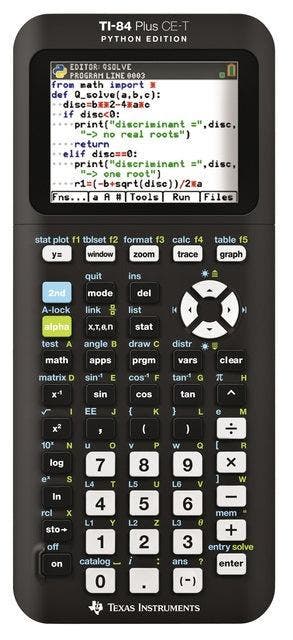 Texas Instruments TI-84 Plus CE-T Python Edition - Grafische, Verzenden, Zo goed als nieuw