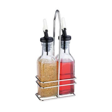 GGM Gastro | (6 stuks) olie- en azijnstel - 120ml - rvs |, Verzenden, Nieuw