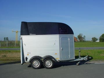 Humbaur Single Alu 1.5 paards trailer, Ophalen, Gebruikt, Aluminium, Overige typen