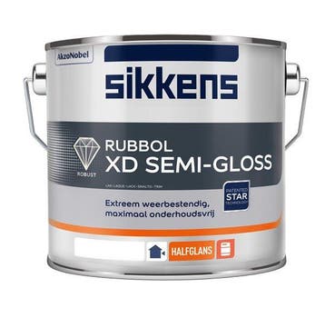 Sikkens Rubbol XD Semi Gloss - 2,5 Liter - alleen lichte..., Overige kleuren, Nieuw, Ophalen of Verzenden, Lak