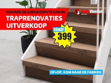 PVC TRAPRENOVATIE – ZELF DOEN OF LATEN DOEN VANAF €399, Huis en Inrichting, PVC-traprenovatie, Overige typen, Ophalen of Verzenden