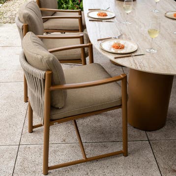 Marina dining tuinstoel amber 4 Seasons Outdoor, Ophalen of Verzenden, Nieuw