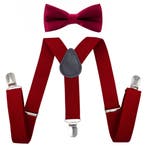 Fako Fashion - Kinder Bretels Met Vlinderstrik - 65cm -, Verzenden, Nieuw