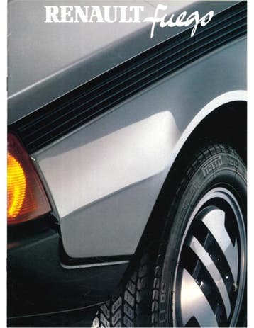 1982 RENAULT FUEGO BROCHURE NEDERLANDS, Nieuw, Renault, Author