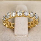 Zonder minimumprijs - Ring - 14 karaat Geel goud - 3.63ct., Sieraden, Tassen en Uiterlijk, Ringen, Nieuw