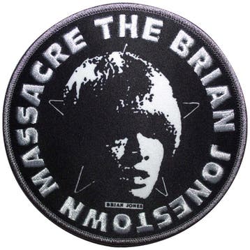 The Brian Jonestown Massacre - Circle Face Black - Patch, Ophalen of Verzenden, Nieuw, Kleding