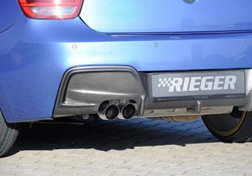 Diffuser BMW 1 serie M Pakket F20 F21 Rieger Glans Zwart, Ophalen of Verzenden, Nieuw
